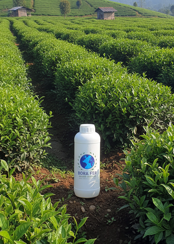 çay bahçesinde borafer sıvı gübre kullanımı