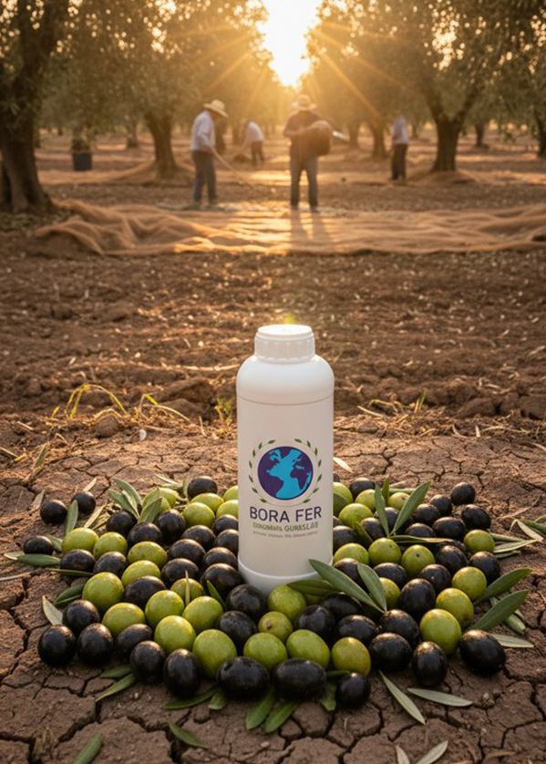 Zeytin ağacında Borafer sıvı gübre kullanımı